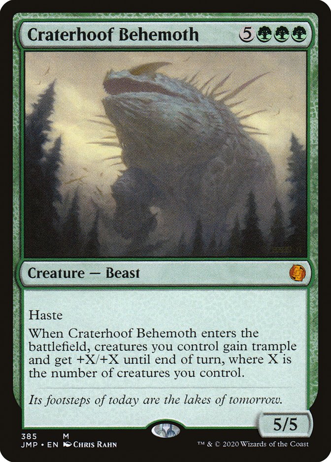 Craterhoof Behemoth [Jumpstart] | Card Merchant Takapuna