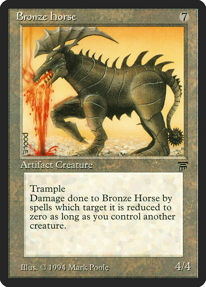 Bronze Horse [Legends] | Card Merchant Takapuna