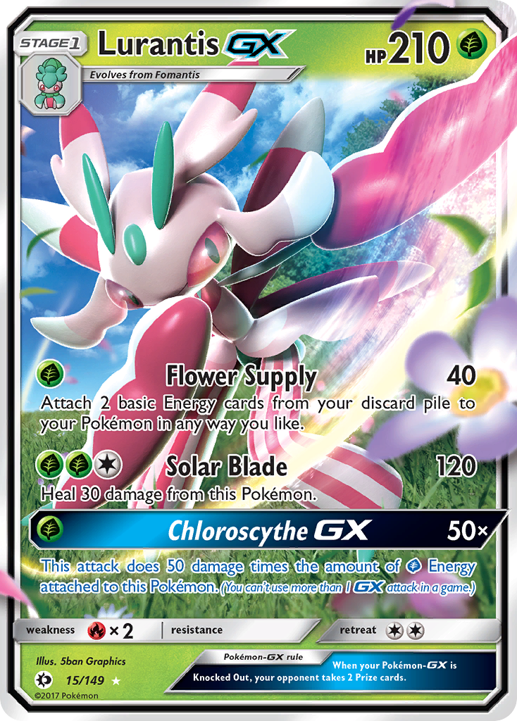 Lurantis GX (15/149) [Sun & Moon: Base Set] | Card Merchant Takapuna