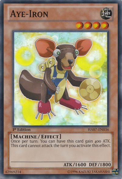 Aye-Iron [HA07-EN036] Super Rare | Card Merchant Takapuna