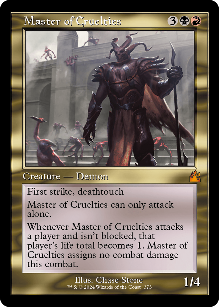 Master of Cruelties (Retro Frame) [Ravnica Remastered] | Card Merchant Takapuna