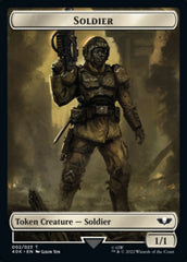 Soldier (002) // Space Marine Devastator Double-Sided Token [Warhammer 40,000 Tokens] | Card Merchant Takapuna