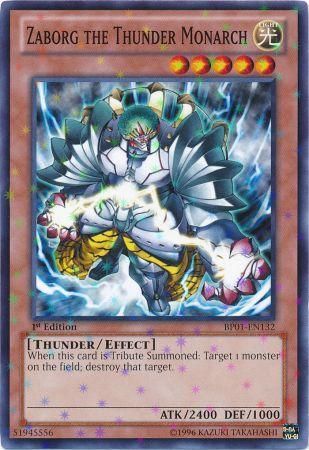 Zaborg the Thunder Monarch [BP01-EN132] Starfoil Rare | Card Merchant Takapuna