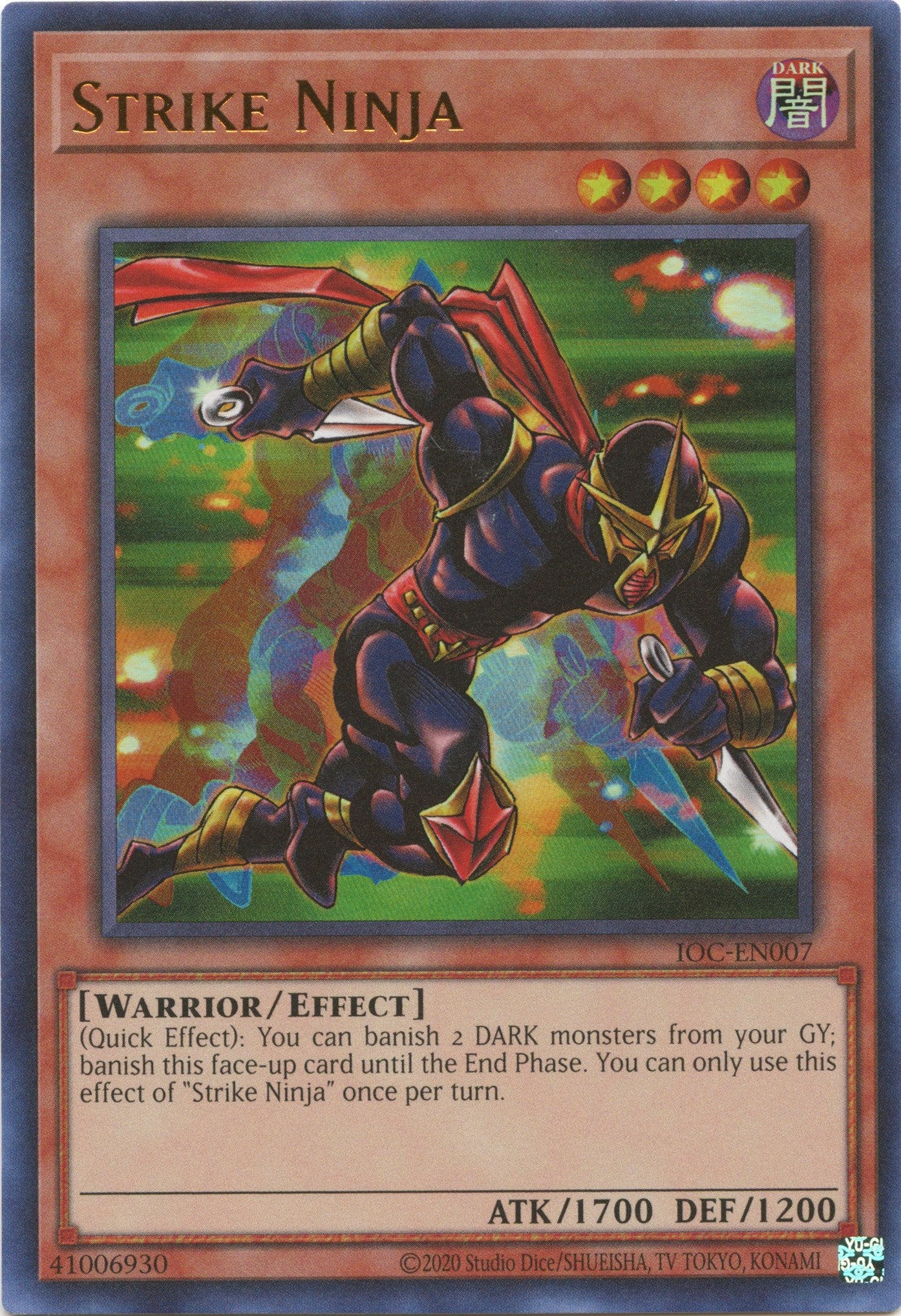 Strike Ninja (25th Anniversary) [IOC-EN007] Ultra Rare | Card Merchant Takapuna