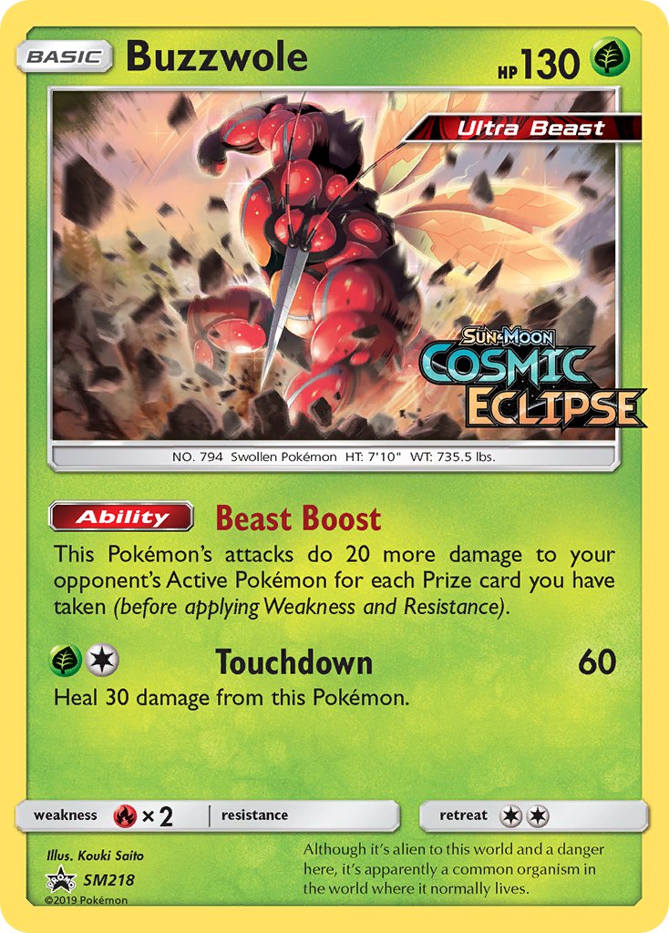 Buzzwole (SM218) [Sun & Moon: Black Star Promos] | Card Merchant Takapuna