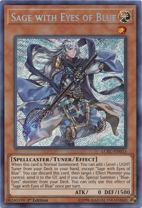 Sage with Eyes of Blue [LCKC-EN015] Secret Rare | Card Merchant Takapuna