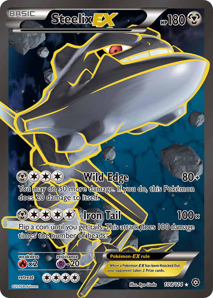 Steelix EX (108/114) [XY: Steam Siege] | Card Merchant Takapuna