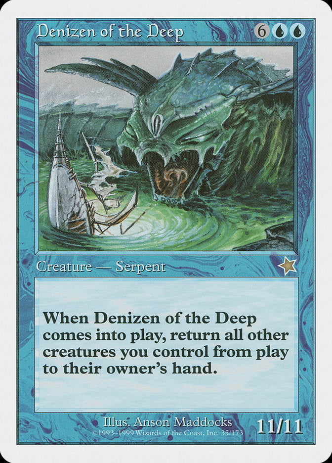 Denizen of the Deep [Starter 1999] | Card Merchant Takapuna