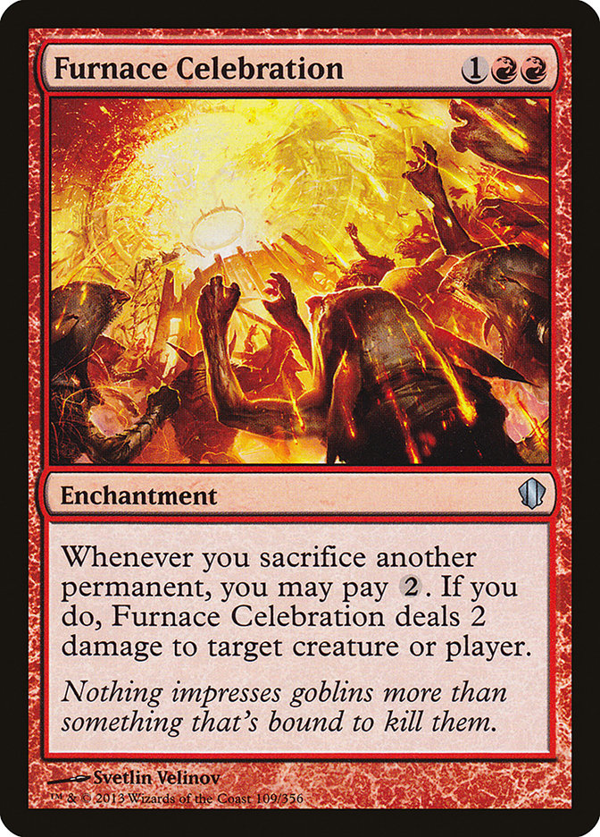 Furnace Celebration [Commander 2013] | Card Merchant Takapuna