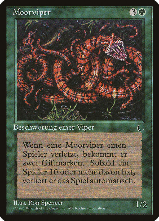 Marsh Viper (German) - "Moorviper" [Renaissance] | Card Merchant Takapuna