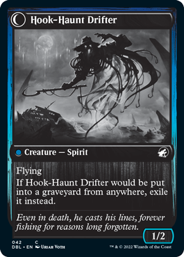 Baithook Angler // Hook-Haunt Drifter [Innistrad: Double Feature] | Card Merchant Takapuna