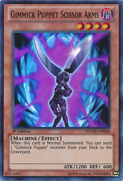 Gimmick Puppet Scissor Arms [NUMH-EN008] Super Rare | Card Merchant Takapuna