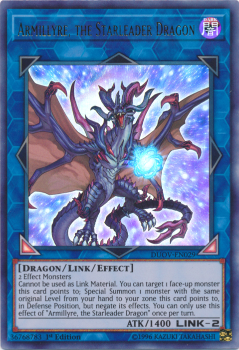 Armillyre, the Starleader Dragon [DUOV-EN029] Ultra Rare | Card Merchant Takapuna