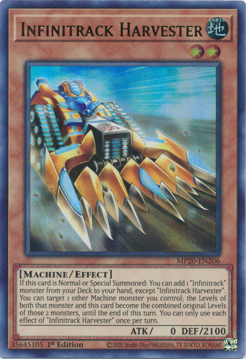 Infinitrack Harvester [MP20-EN206] Ultra Rare | Card Merchant Takapuna