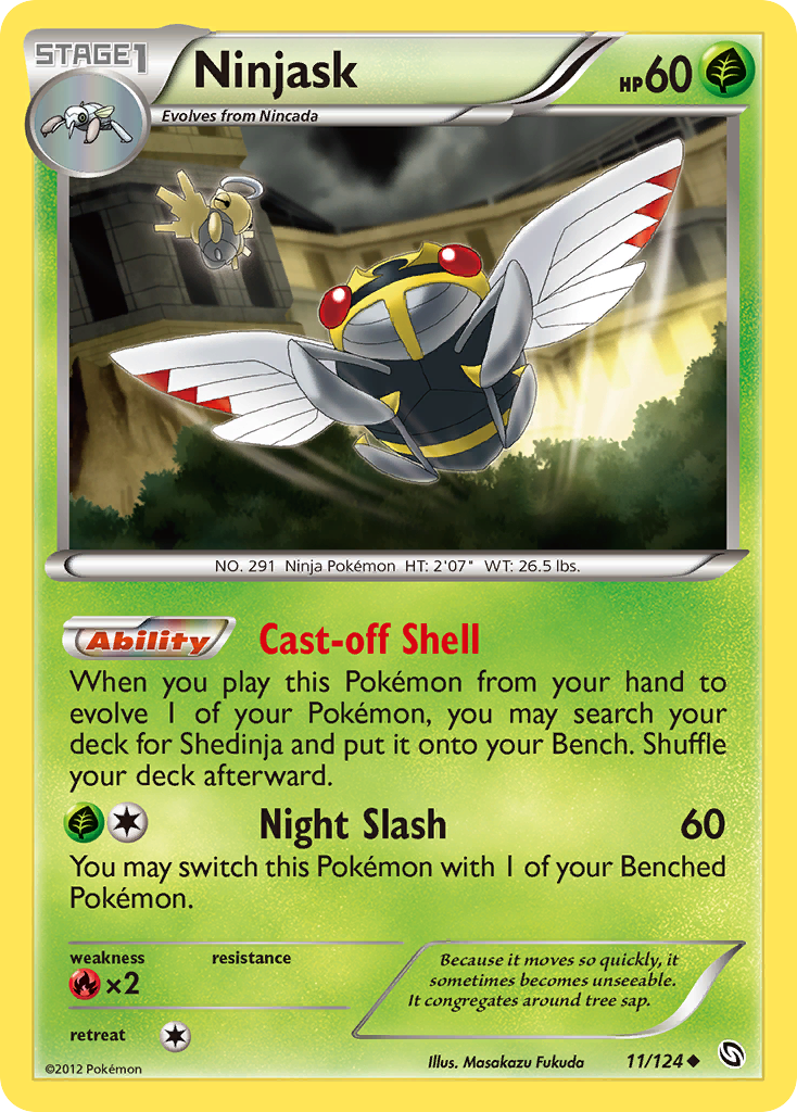 Ninjask (11/124) [Black & White: Dragons Exalted] | Card Merchant Takapuna