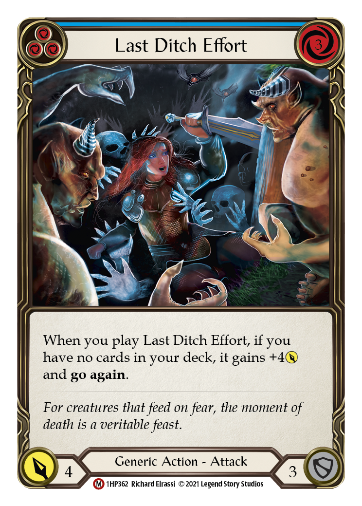 Last Ditch Effort [1HP362] (History Pack 1) | Card Merchant Takapuna