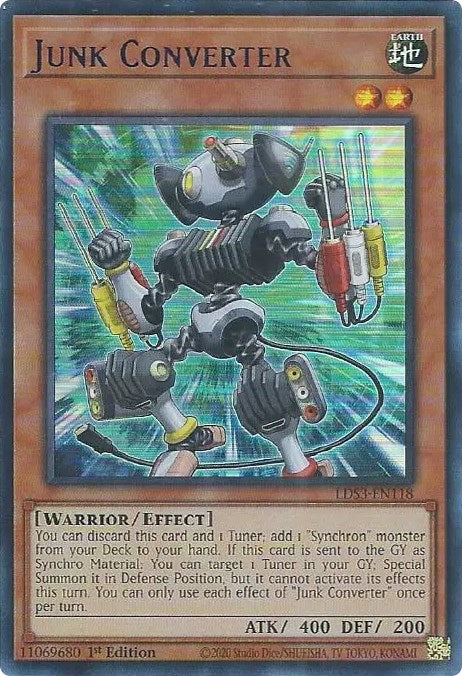 Junk Converter (Blue) [LDS3-EN118] Ultra Rare | Card Merchant Takapuna