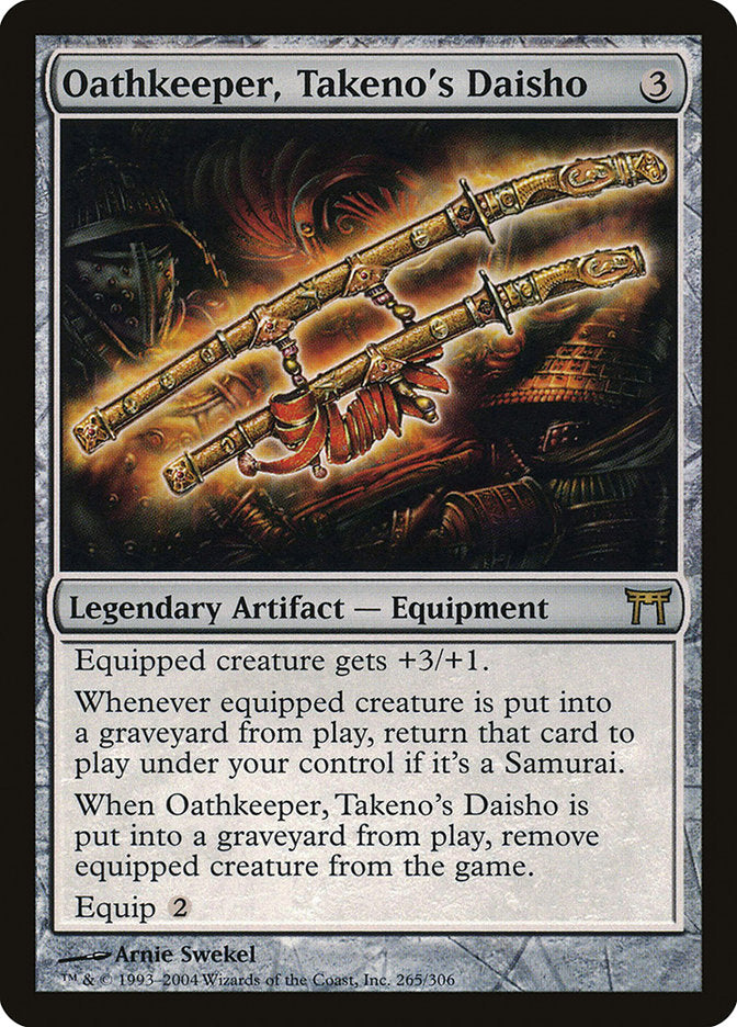 Oathkeeper, Takeno's Daisho [Champions of Kamigawa] | Card Merchant Takapuna