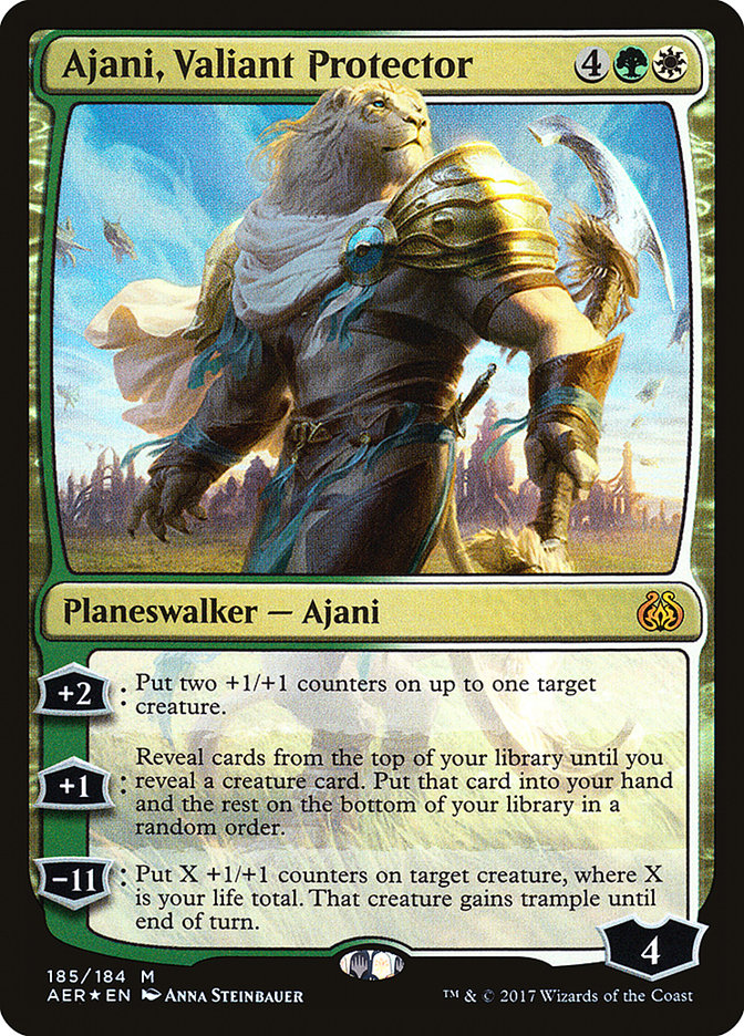 Ajani, Valiant Protector [Aether Revolt] | Card Merchant Takapuna