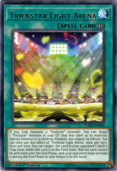 Trickstar Light Arena [FLOD-EN054] Rare | Card Merchant Takapuna