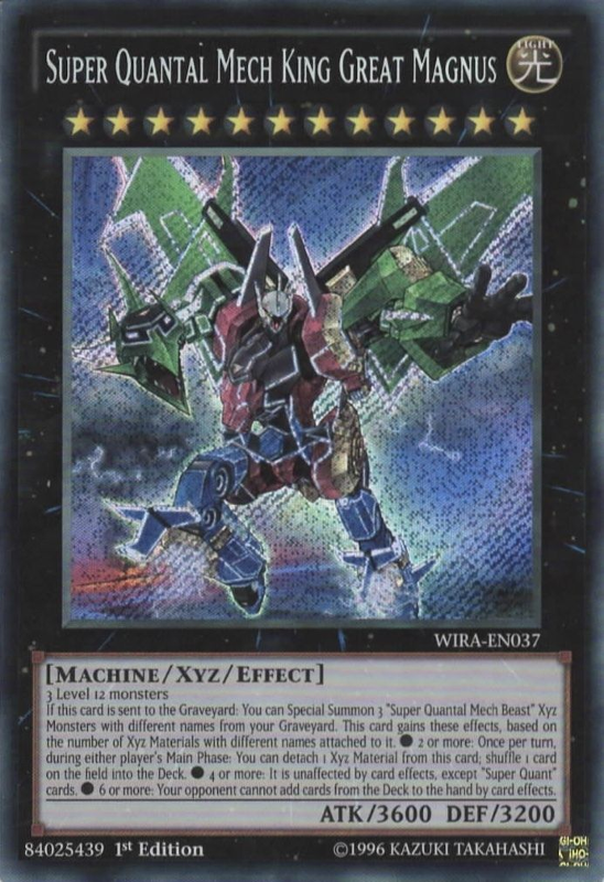 Super Quantal Mech King Great Magnus [WIRA-EN037] Secret Rare | Card Merchant Takapuna