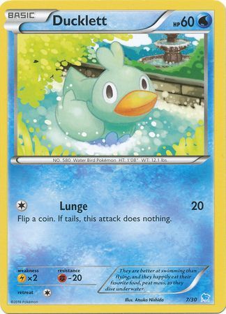 Ducklett (7/30) [XY: Trainer Kit 3 - Suicune] | Card Merchant Takapuna