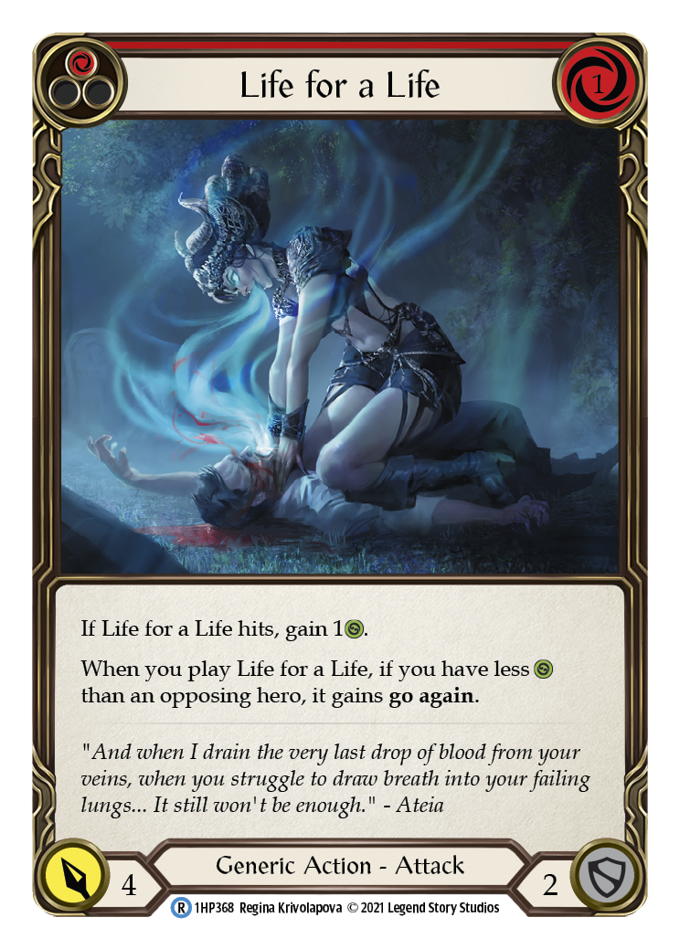 Life for a Life (Red) [1HP368] (History Pack 1) | Card Merchant Takapuna