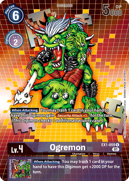 Ogremon [EX1-059] (Alternate Art) [Classic Collection] | Card Merchant Takapuna