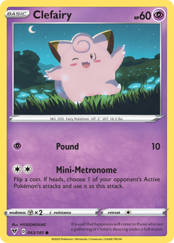 Clefairy (063/185) [Sword & Shield: Vivid Voltage] | Card Merchant Takapuna