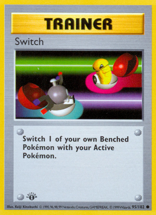 Switch (95/102) (Shadowless) [Base Set 1st Edition] | Card Merchant Takapuna