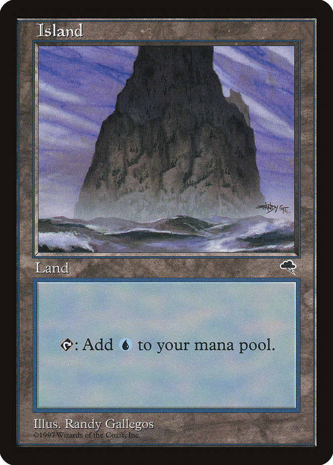 Island (Purple Sky and Water) [Tempest] | Card Merchant Takapuna