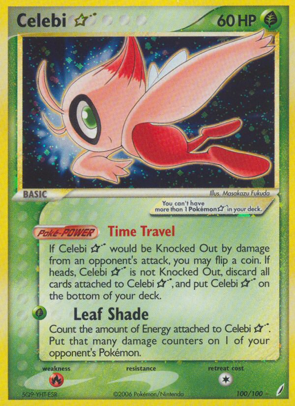 Celebi Star (100/100) [EX: Crystal Guardians] | Card Merchant Takapuna