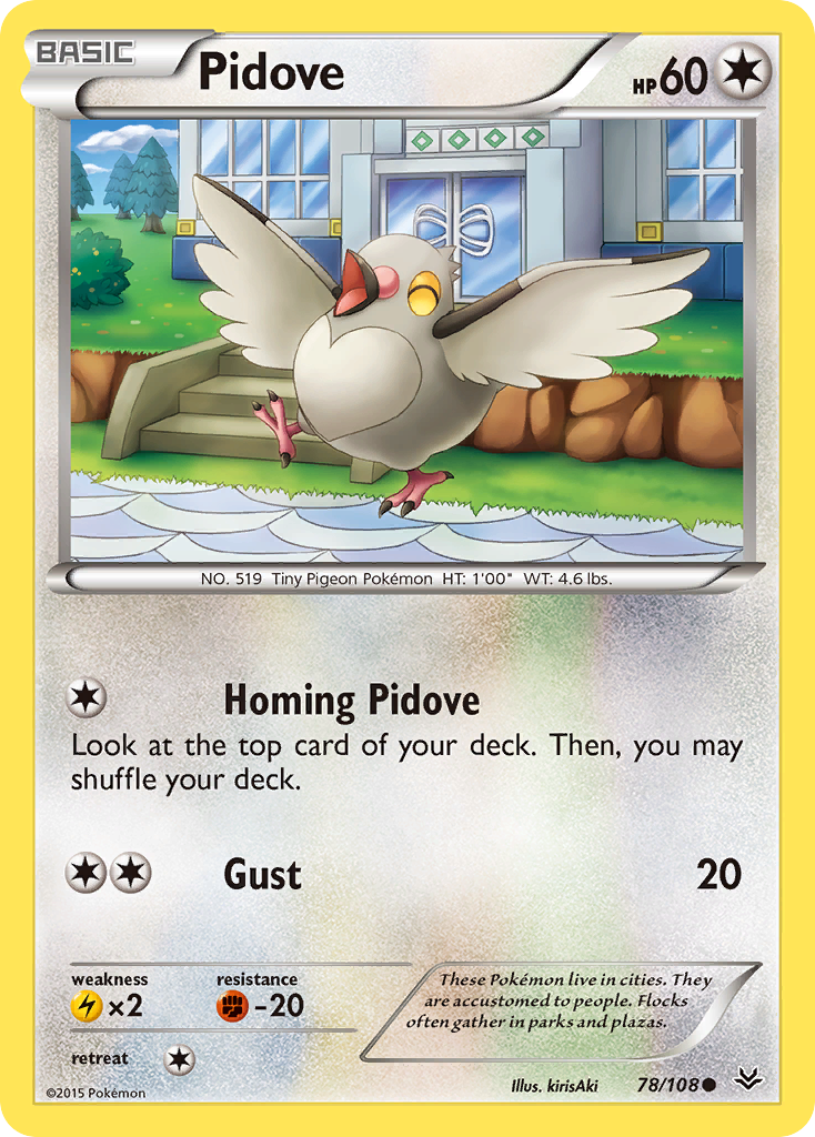 Pidove (78/108) [XY: Roaring Skies] | Card Merchant Takapuna