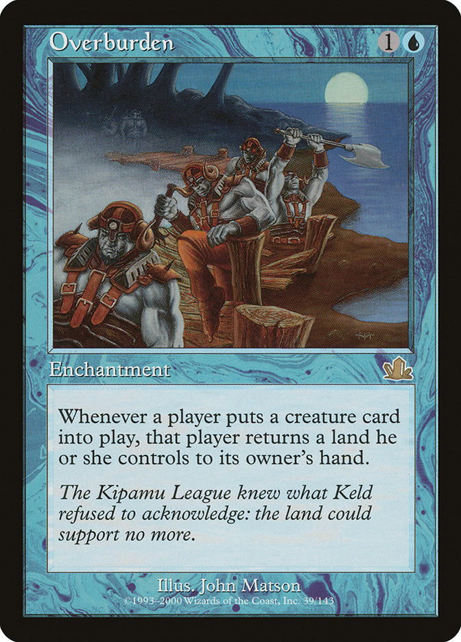 Overburden [Prophecy] | Card Merchant Takapuna