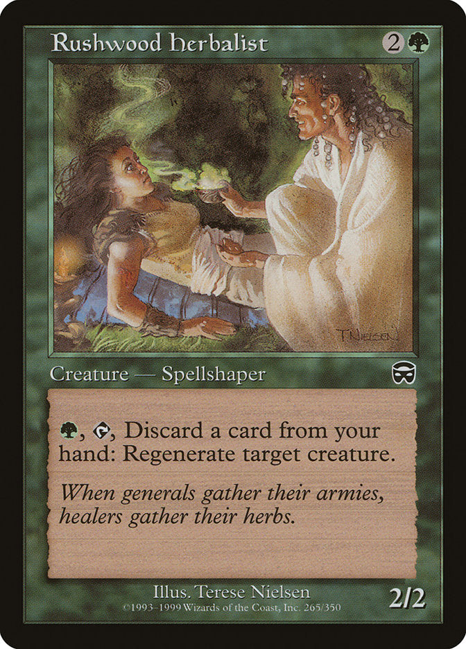 Rushwood Herbalist [Mercadian Masques] | Card Merchant Takapuna