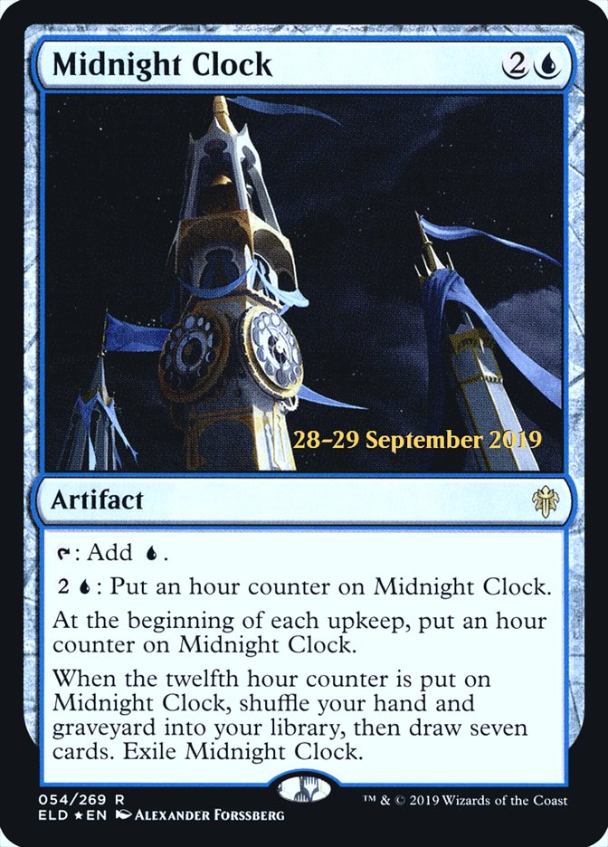 Midnight Clock [Throne of Eldraine Prerelease Promos] | Card Merchant Takapuna