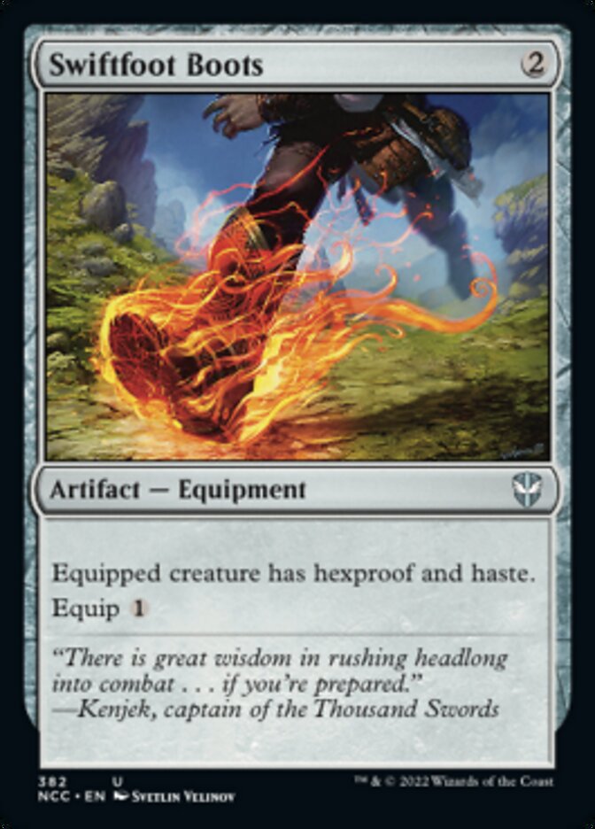 Swiftfoot Boots [Streets of New Capenna Commander] | Card Merchant Takapuna