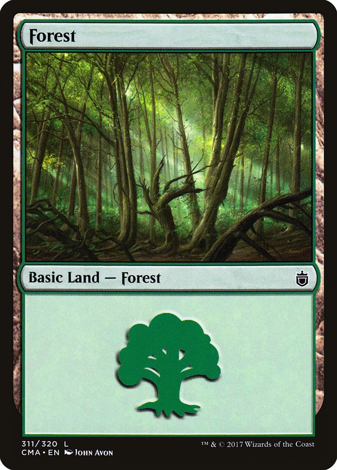 Forest (311) [Commander Anthology] | Card Merchant Takapuna