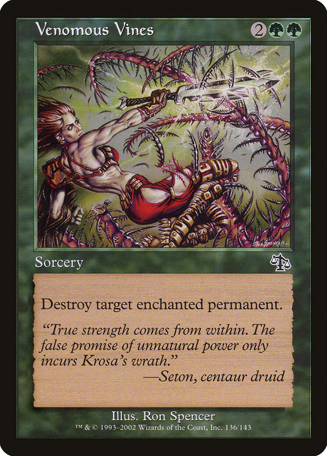 Venomous Vines [Judgment] | Card Merchant Takapuna