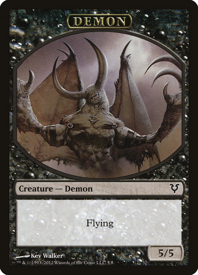 Demon Token [Avacyn Restored Tokens] | Card Merchant Takapuna