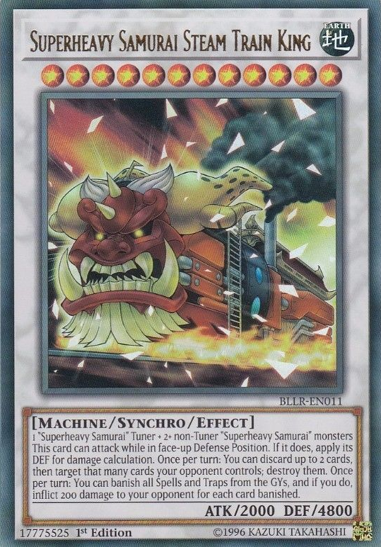 Superheavy Samurai Steam Train King [BLLR-EN011] Ultra Rare | Card Merchant Takapuna