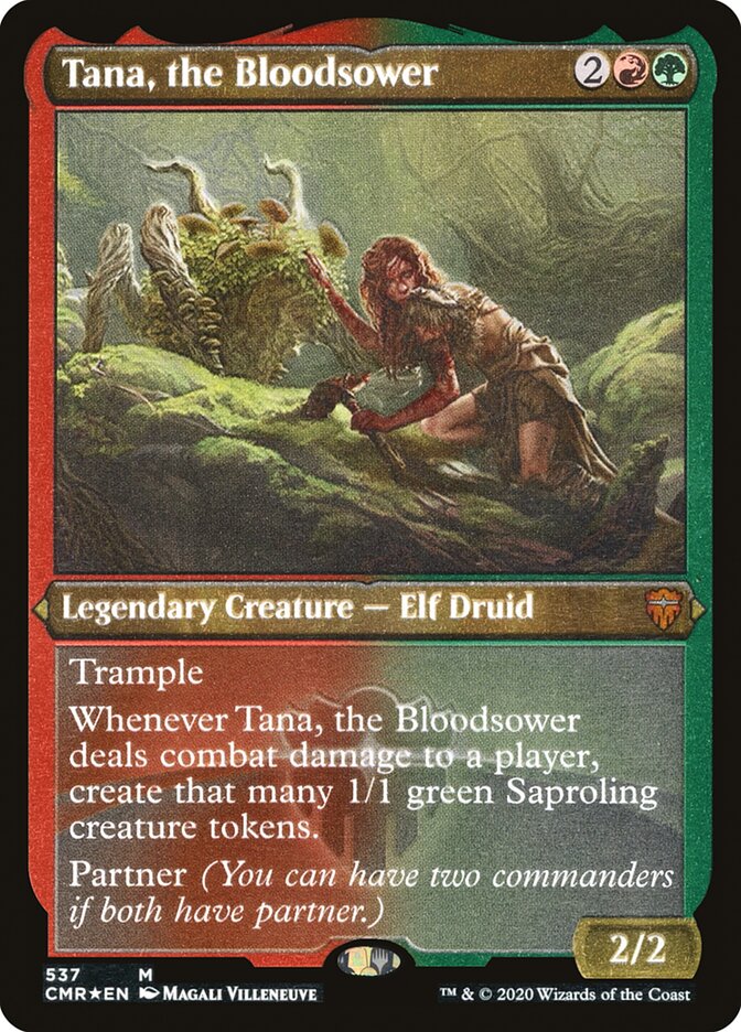 Tana, the Bloodsower (Etched) [Commander Legends] | Card Merchant Takapuna