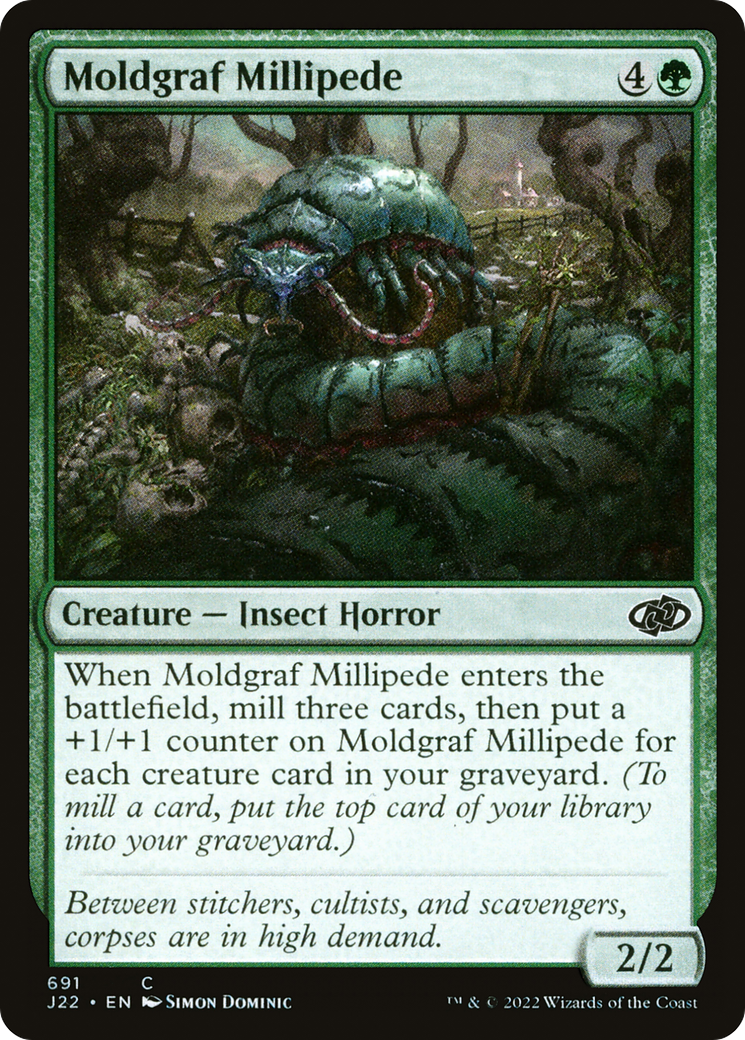 Moldgraf Millipede [Jumpstart 2022] | Card Merchant Takapuna