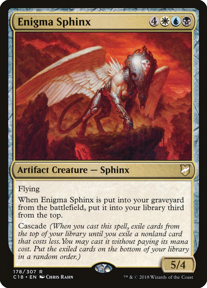 Enigma Sphinx [Commander 2018] | Card Merchant Takapuna