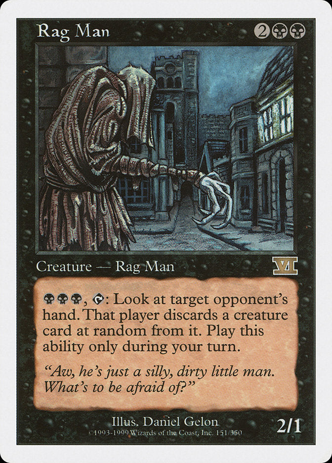 Rag Man [Classic Sixth Edition] | Card Merchant Takapuna