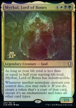 Myrkul, Lord of Bones [Commander Legends: Battle for Baldur's Gate Prerelease Promos] | Card Merchant Takapuna