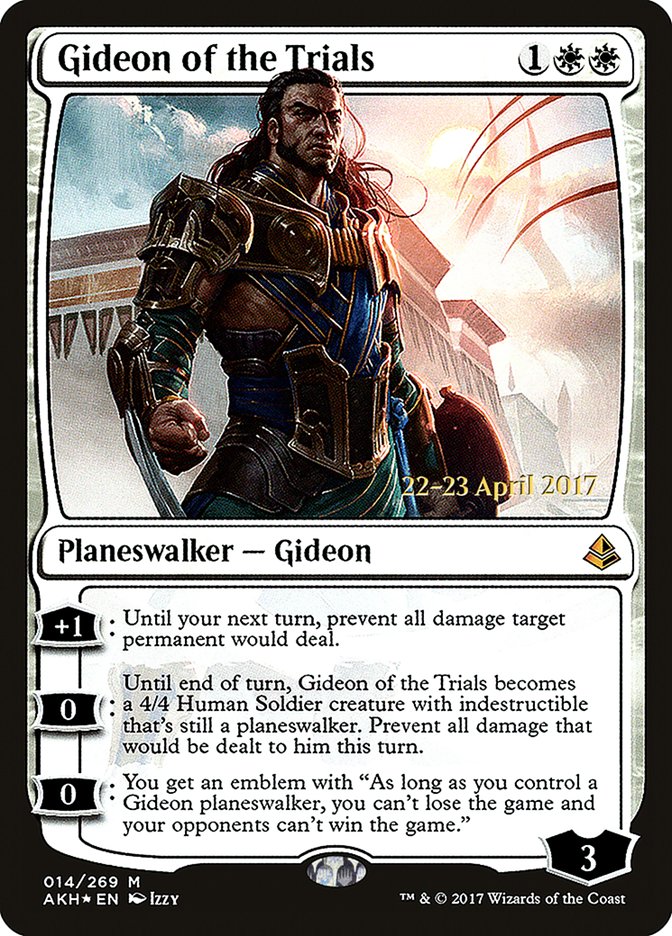 Gideon of the Trials [Amonkhet Prerelease Promos] | Card Merchant Takapuna