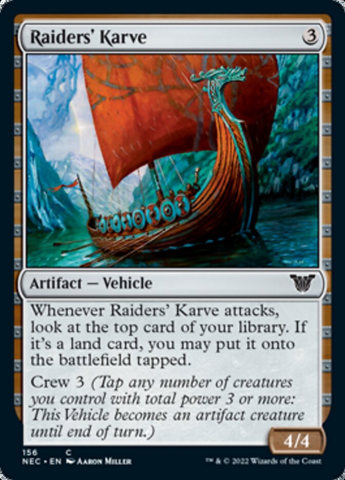 Raiders' Karve [Kamigawa: Neon Dynasty Commander] | Card Merchant Takapuna