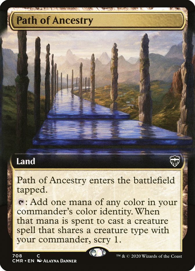 Path of Ancestry (Extended Art) [Commander Legends] | Card Merchant Takapuna