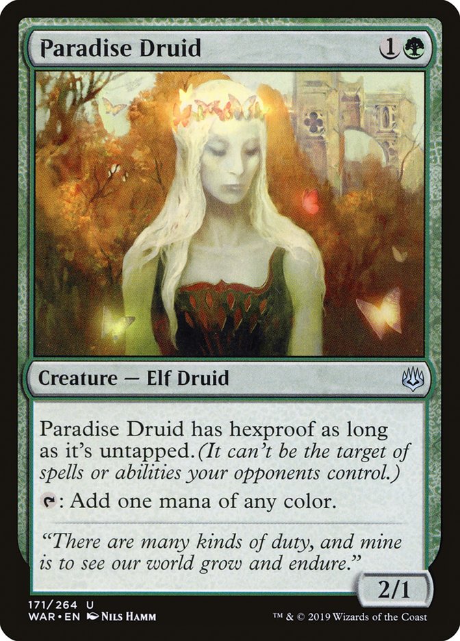 Paradise Druid [War of the Spark] | Card Merchant Takapuna